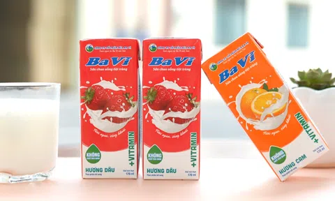 Sữa chua uống Ba Vì, sữa chua uống KaKa bổ sung vitamin cho hệ tiêu hoá khoẻ mạnh