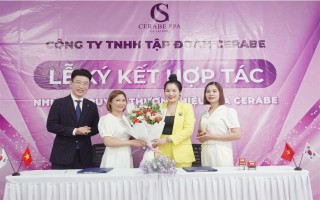 Ký kết nhượng quyền Spa Cerabe với CEO Đinh Thị Huế