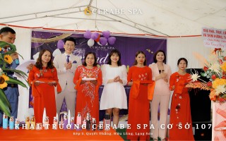 Khai trương Cerabe cơ sở 107 của giám đốc spa Chu Thị Phương Uyên