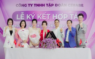 Lễ ký kết hợp tác giữa Chuỗi nhượng quyền thương hiệu Spa Cerabe và Giám đốc Chi vùng Triệu Thị Kiều